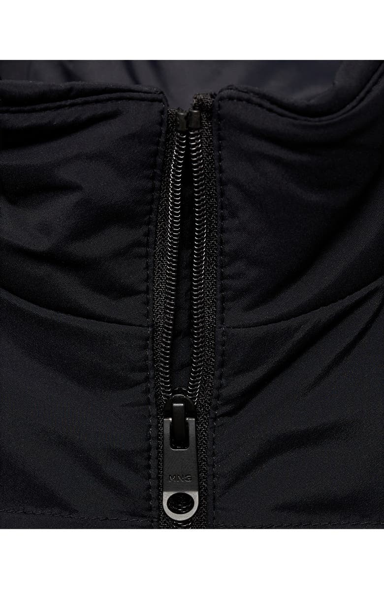 MANGO Water Repellent Quilted Down Jacket, Alternate, color, Dark Navy