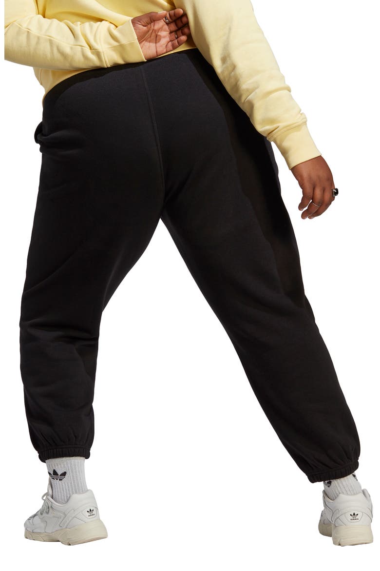 Fleece Joggers, Alternate, color, BLACK