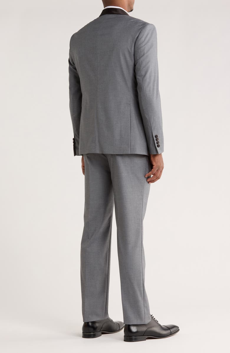 ZEGARIE Gray Shawl Collar 3-Piece Tuxedo, Alternate, color, Mid Grey