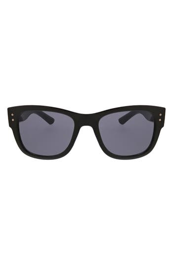 Roxy Midsize 52mm Square Sunglasses In Black