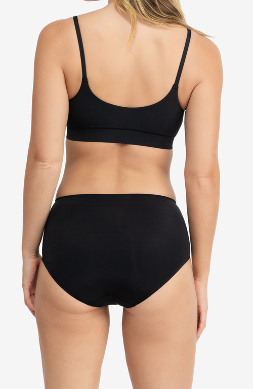 Uwila Warrior Soft Seamless High-waisted Brief In Black