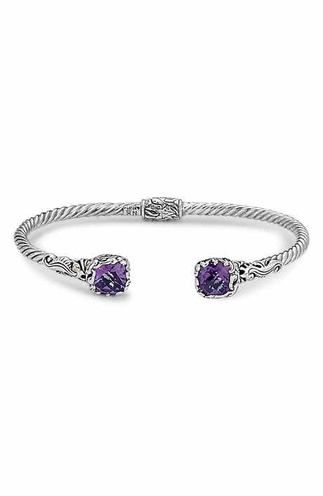 SAMUEL B. Amethyst Bangle