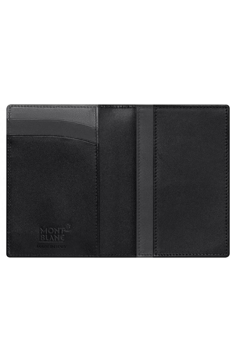 Montblanc Meisterstück Leather Business Card Holder, Alternate, color, 