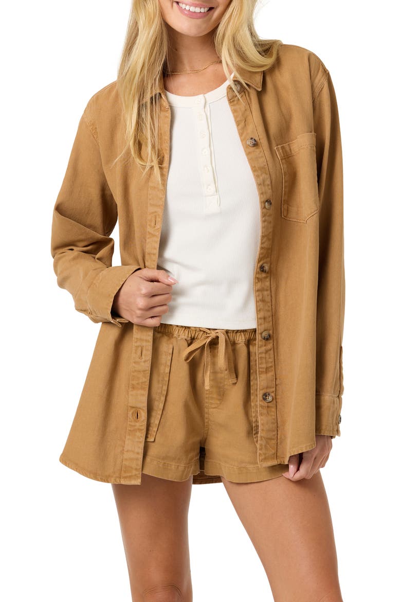Sevie Cotton Shacket, Alternate, color, WOODSHACK