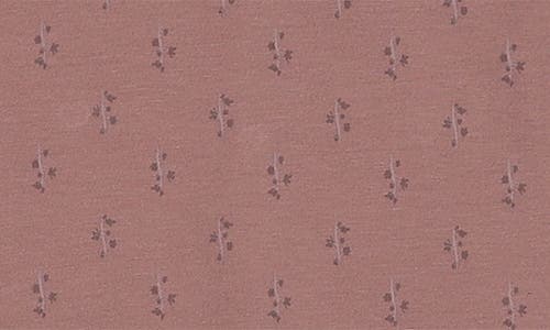 Maniere Manière Floral Print Cotton Blend Footie & Beanie Set In Purple