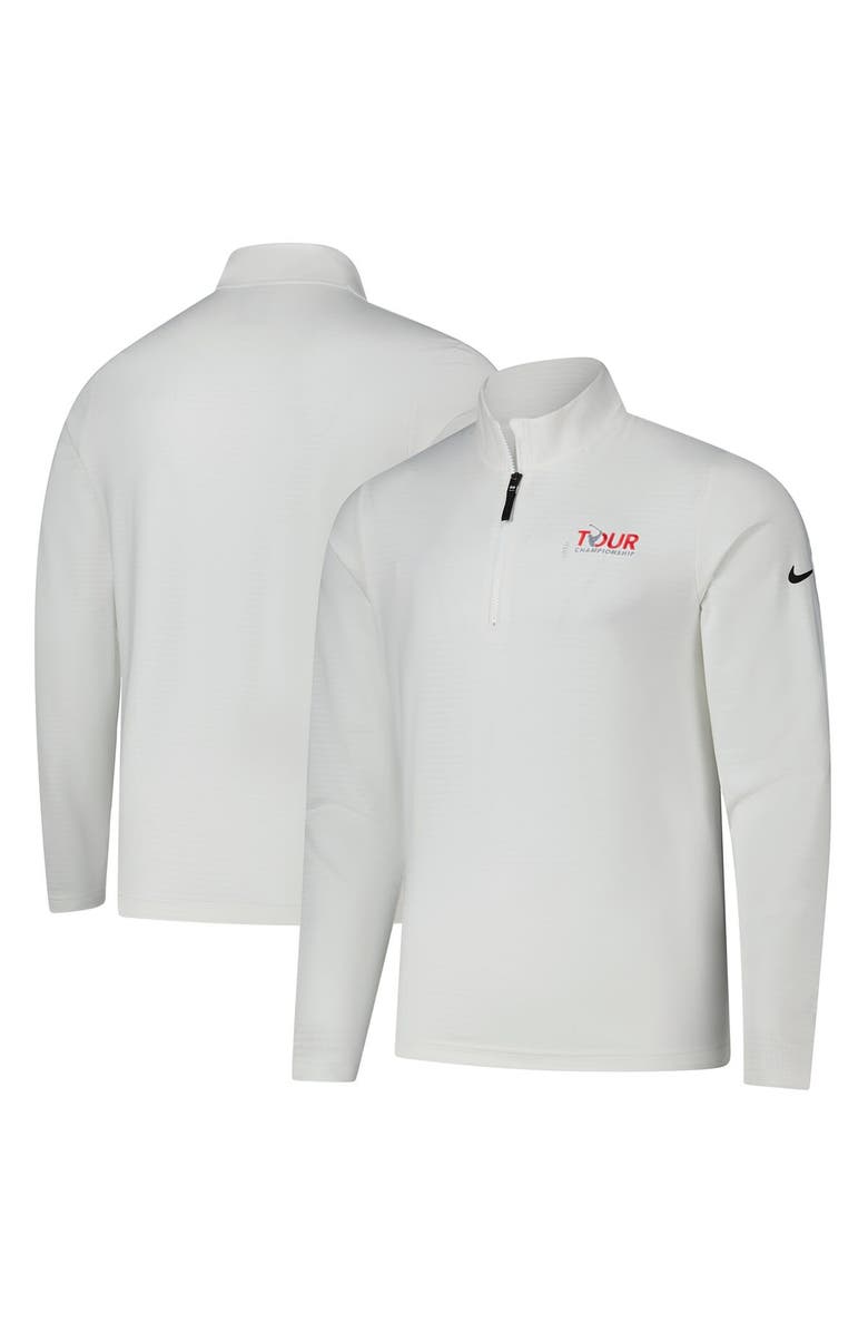 Nike Men's Nike White TOUR Championship Victory Performance Half-Zip Pullover, Main, color,