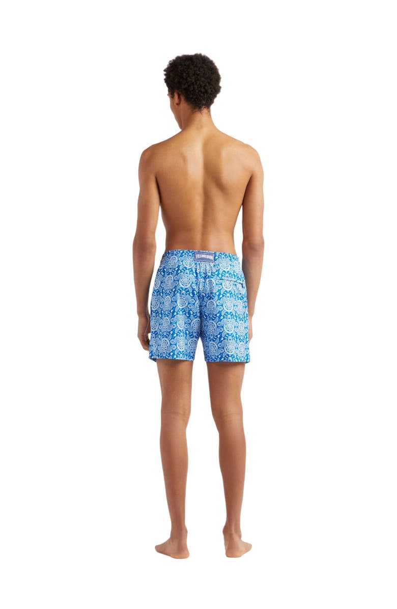 Vilebrequin Men's Turtles Light Fabric Swim Shorts, Alternate, color, Palace
