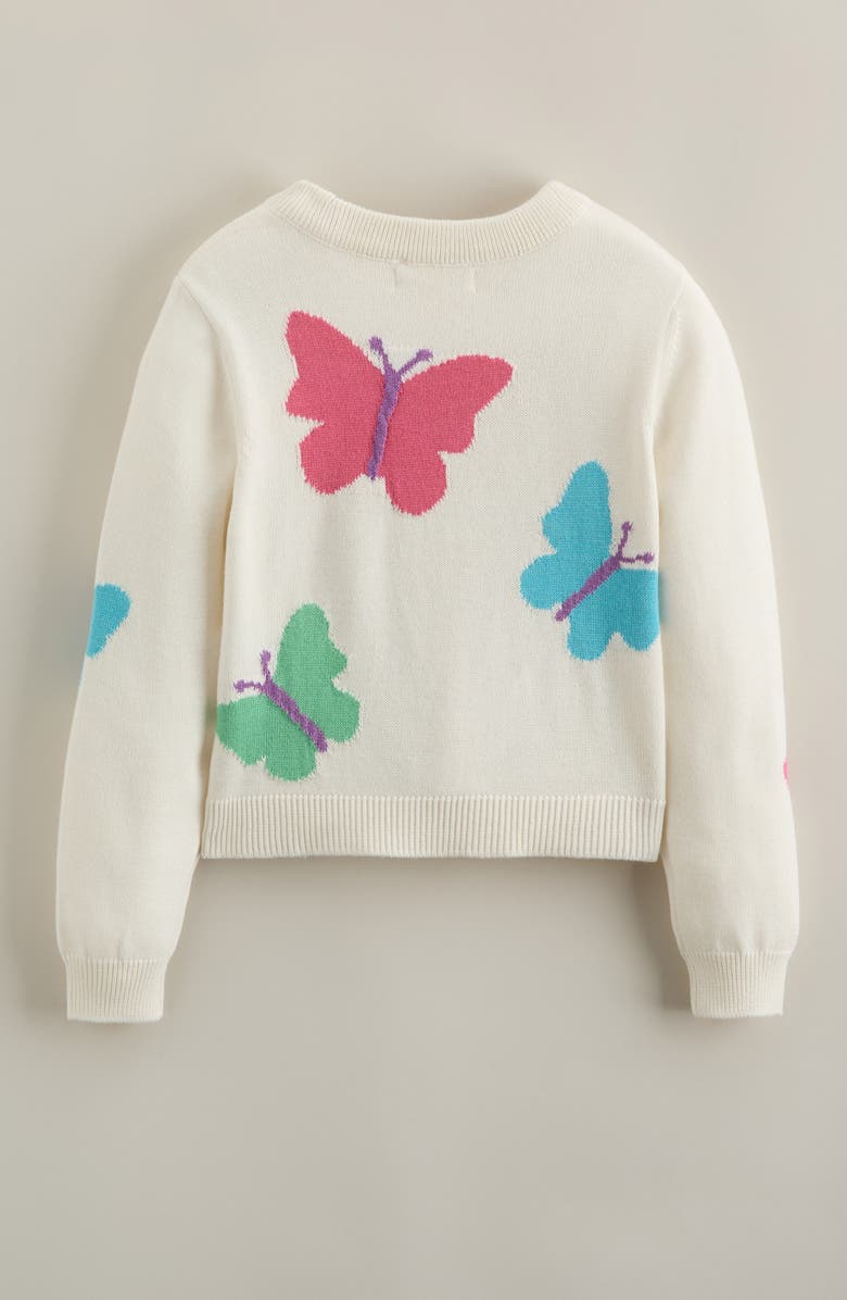 Tucker + Tate Kids' Icon Sweater, Alternate, color, Ivory Egret Lil Butterflies