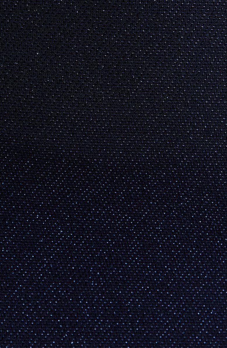 Alex Evenings Metallic Knit Cocktail Dress with Jacket, Alternate, color, Dark Navy