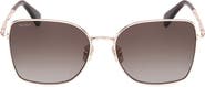 Max Mara 58mm Square Sunglasses