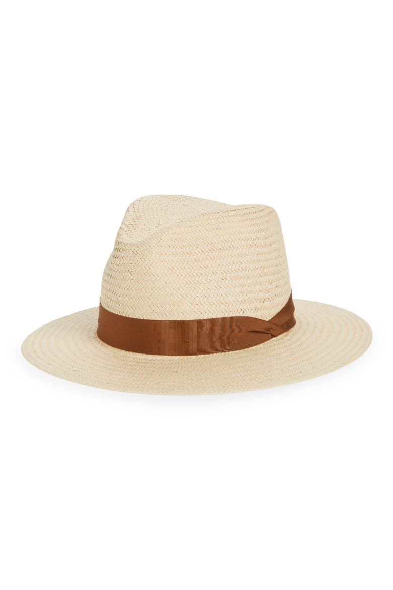 Straw Panama Hat, Main, color, NAT