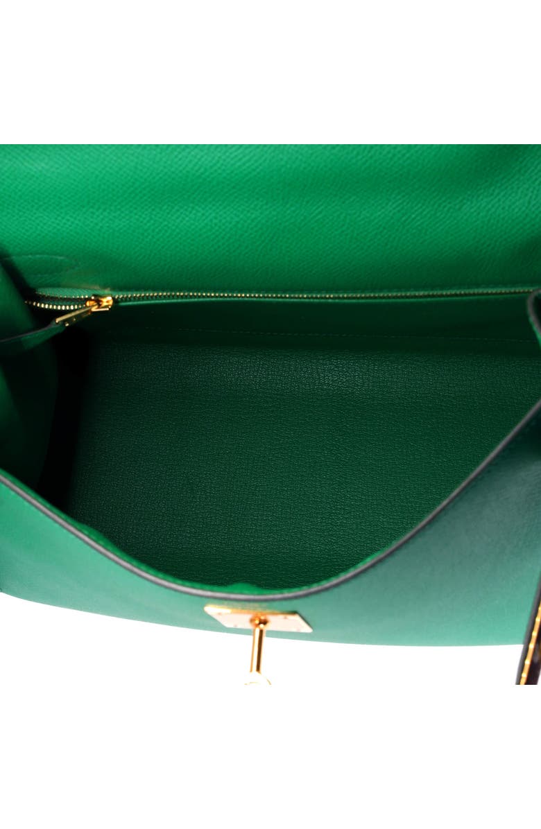 Pre-Owned Hermes Kelly Handbag Green Epsom with Gold Hardware 28, Alternate, color, Vert Jade