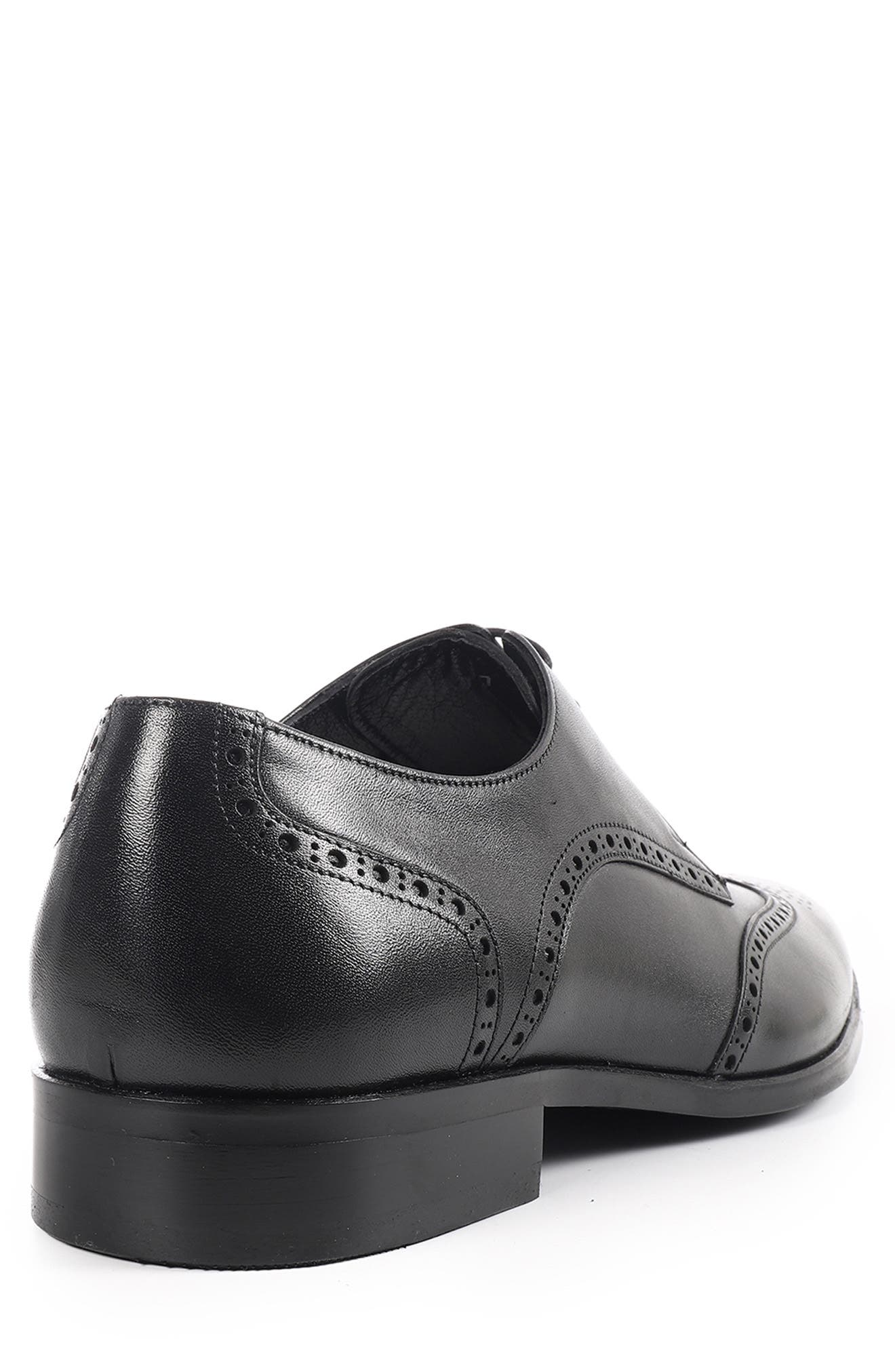 VELLAPAIS Pelican Wingtip Derby, Alternate, color, Black