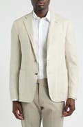 Canali Kei Trim Fit Herringbone Sport Coat