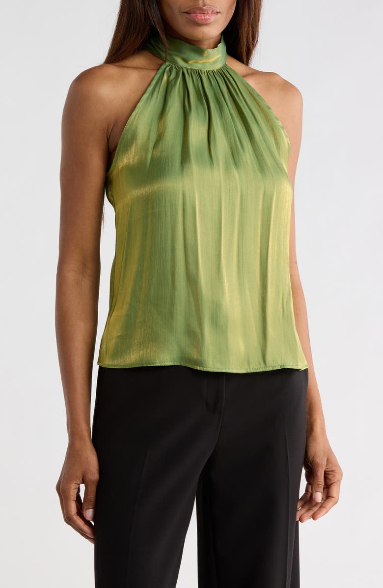 CIEBON Etna Halter Top, Main, color, Green
