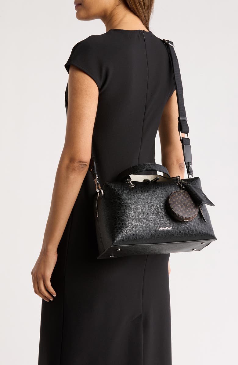 Calvin Klein Cali Top Handle Satchel, Alternate, color,