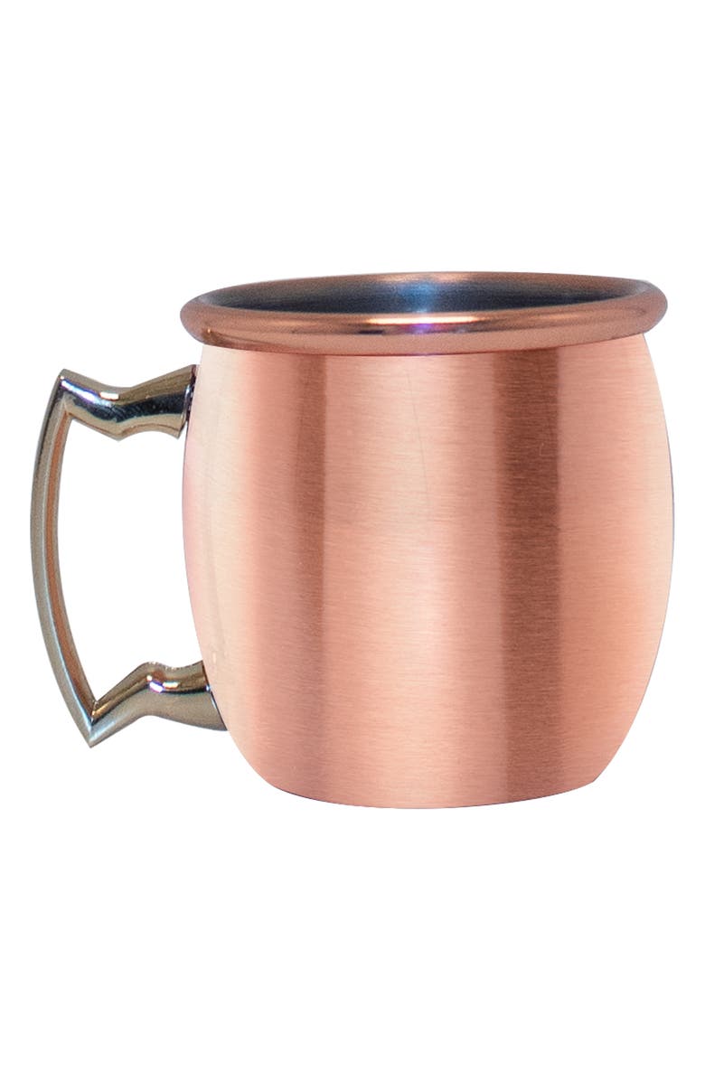 Silver One International Moscow Mule Shot Glasses with Stand Set, Alternate, color, Copper