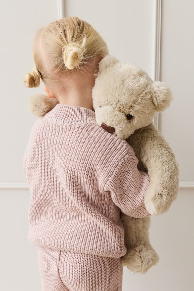 Stuffed Animal Theo The Bear, Alternate, color, Beige