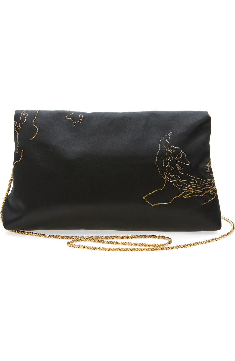 Dries Van Noten Embellished Envelope Clutch, Alternate, color,