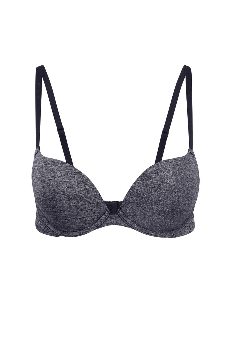 Analize Push Up Plunge Bra, Alternate, color, Black