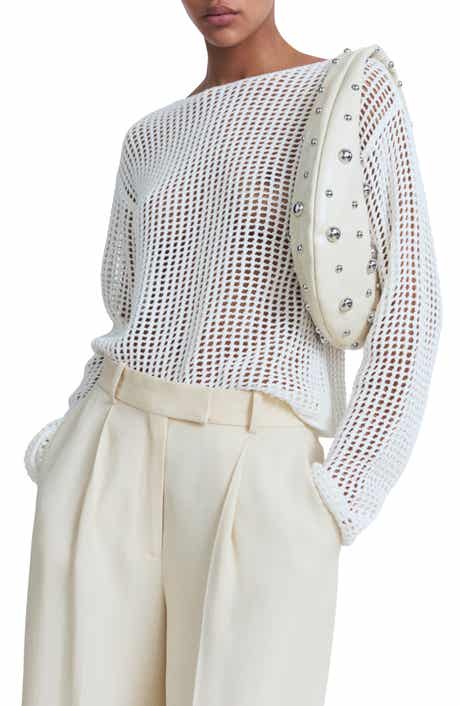 MANGO Open Stitch Cotton Sweater