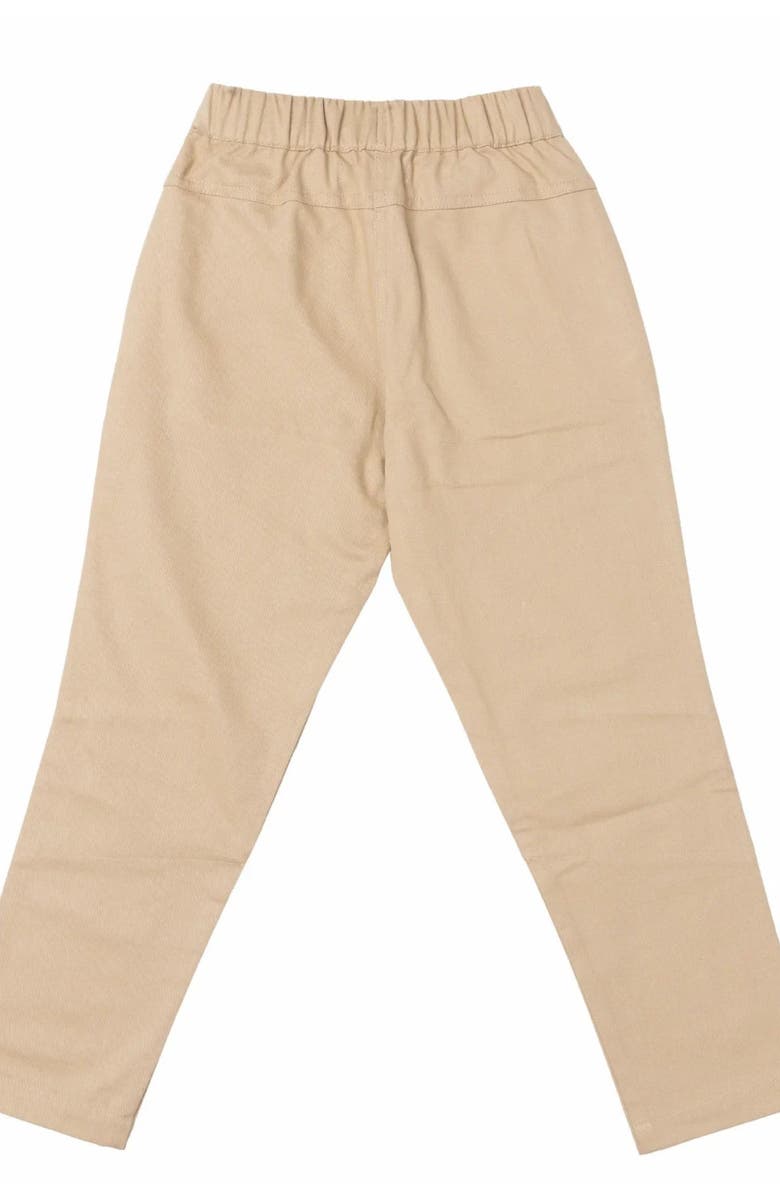 Jackalo Kids' Ash Organic Cotton Twill Pants, Alternate, color, Khaki