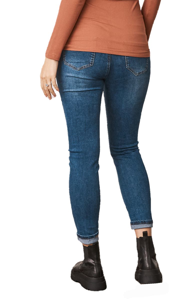 Angel Maternity Over the Bump Maternity Jeans, Alternate, color,