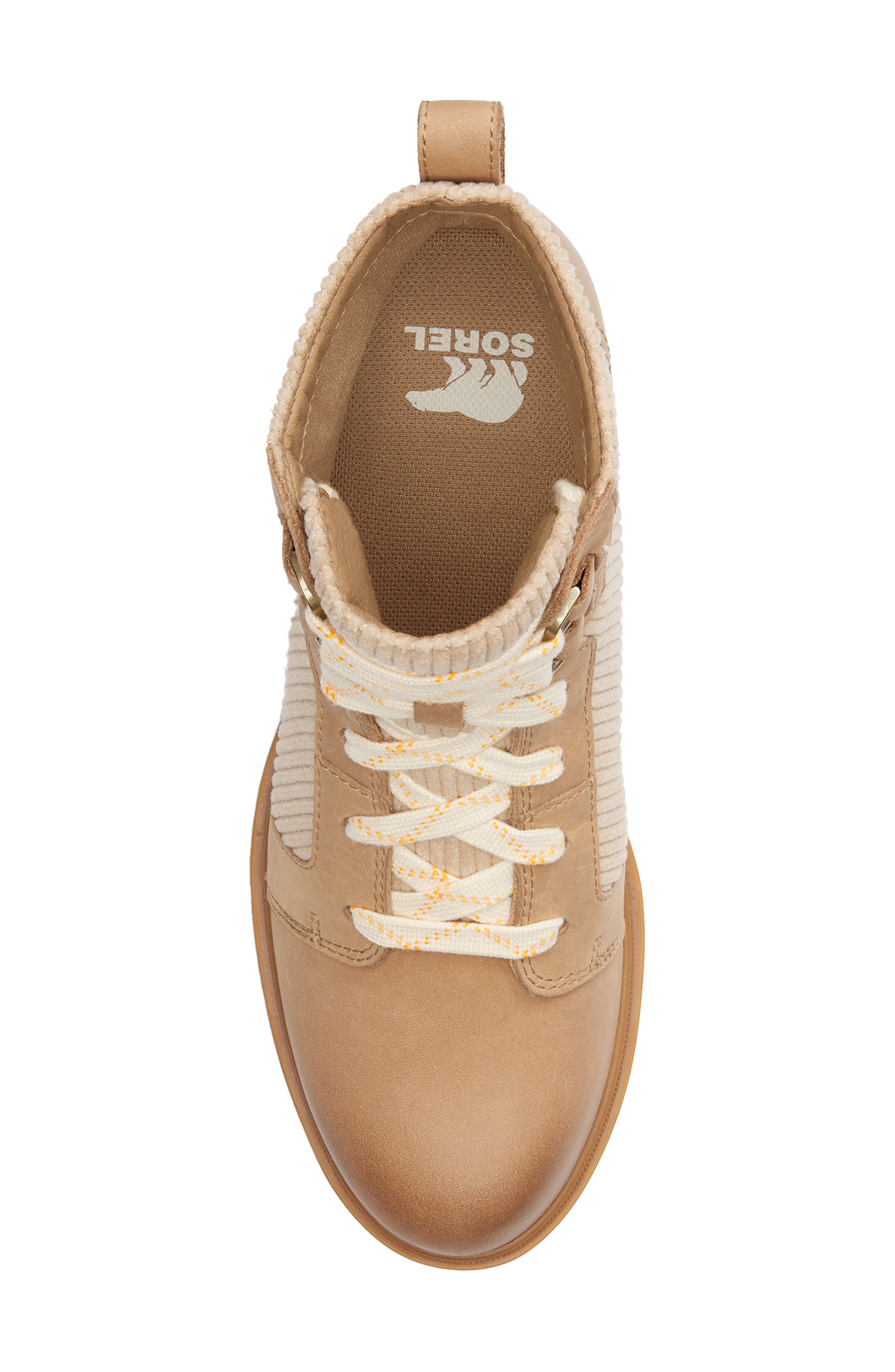 SOREL Evie II Wedge Bootie, Alternate, color, Dusty Tan/ Gum 2