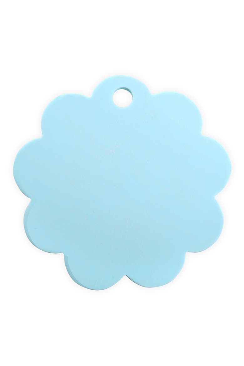Scalloped Resin Cheese & Charcuterie Board, Main, color, SKY BLUE