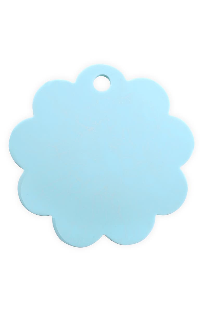 Casa Amarosa Scalloped Resin Cheese & Charcuterie Board, Main, color, Sky Blue