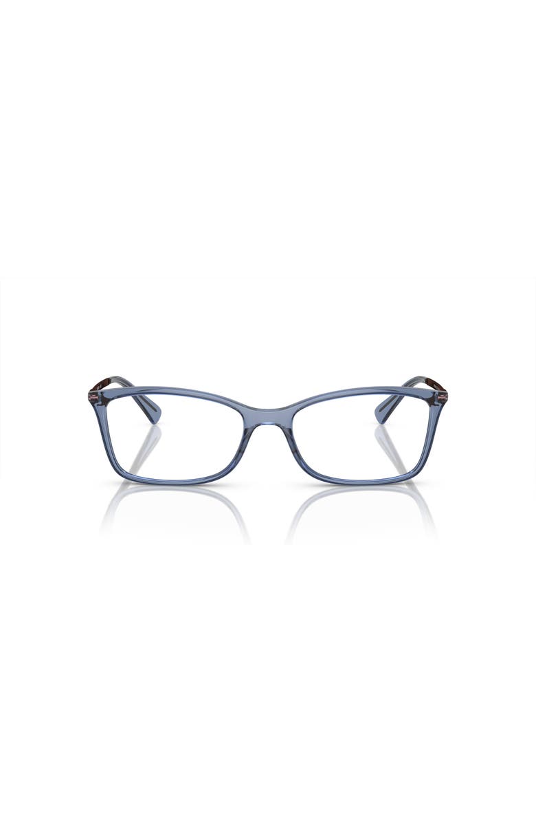 Vogue Eyewear 54mm Rectangle optical glasses, Alternate, color, Blue