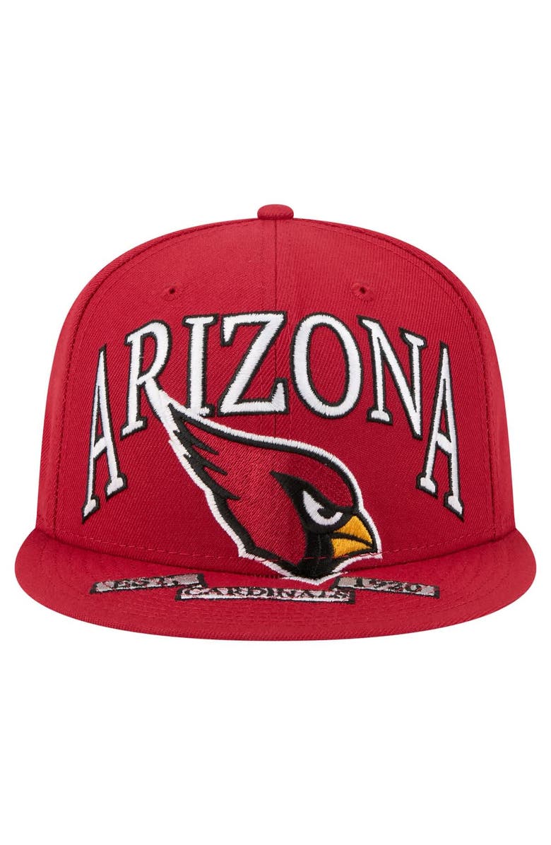 New Era Men's New Era Cardinal Arizona Cardinals Oversized 59FIFTY Fitted Hat, Alternate, color, Cardinal
