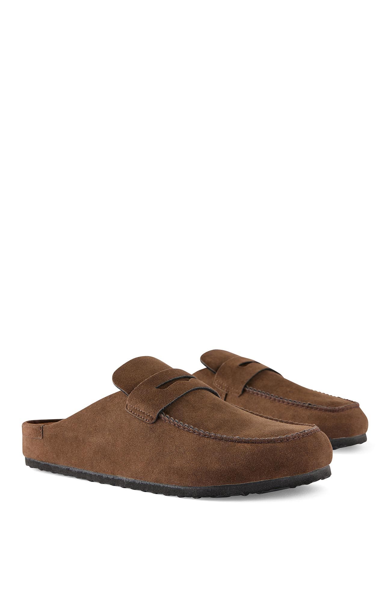 Cotton On Men's Loafer Slide, Alternate, color, Tobacco