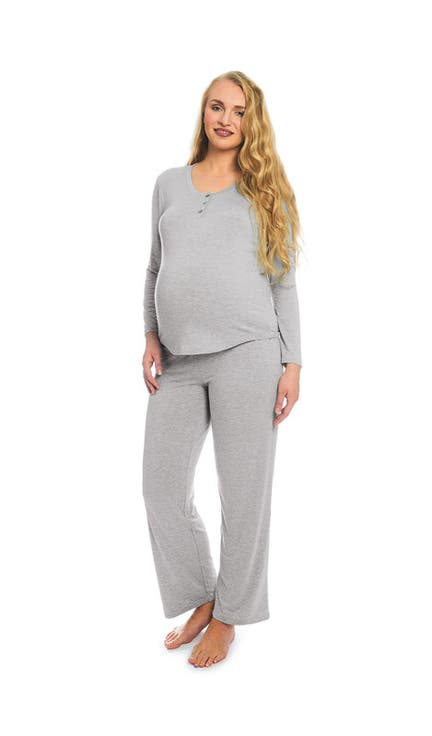 Laina During & After 2-Piece Maternity/Nursing Sleep Set