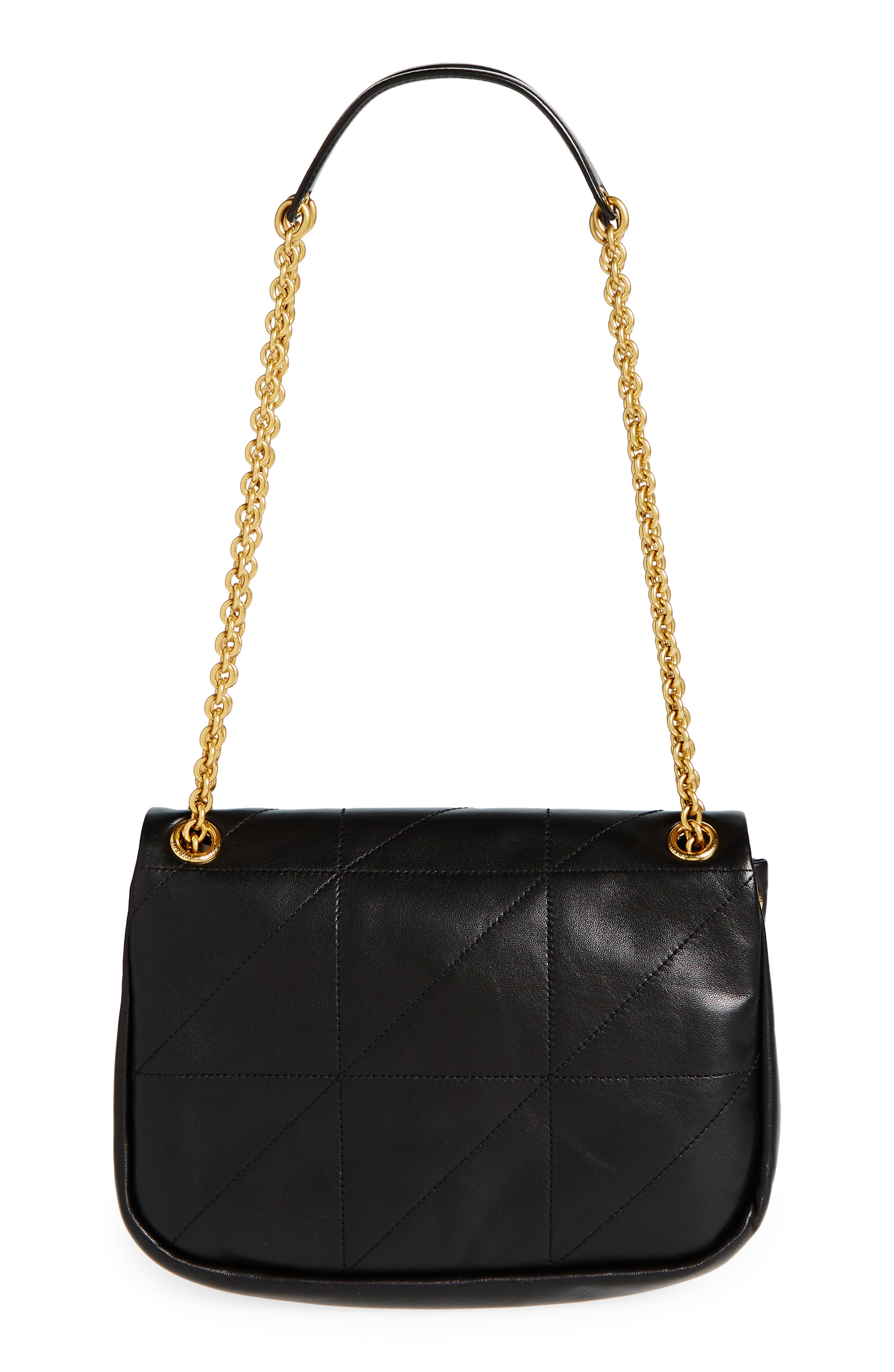 Saint Laurent Small Jamie 4.3 Patchwork Leather Shoulder Bag, Alternate, color, Nero