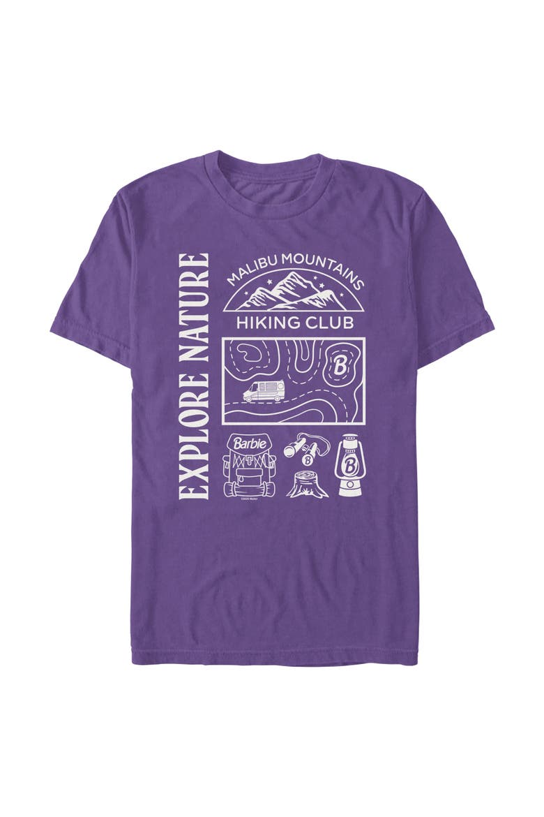 Men's Explore Nature and Malibu Mountains T-Shirt, Main, color, Purple