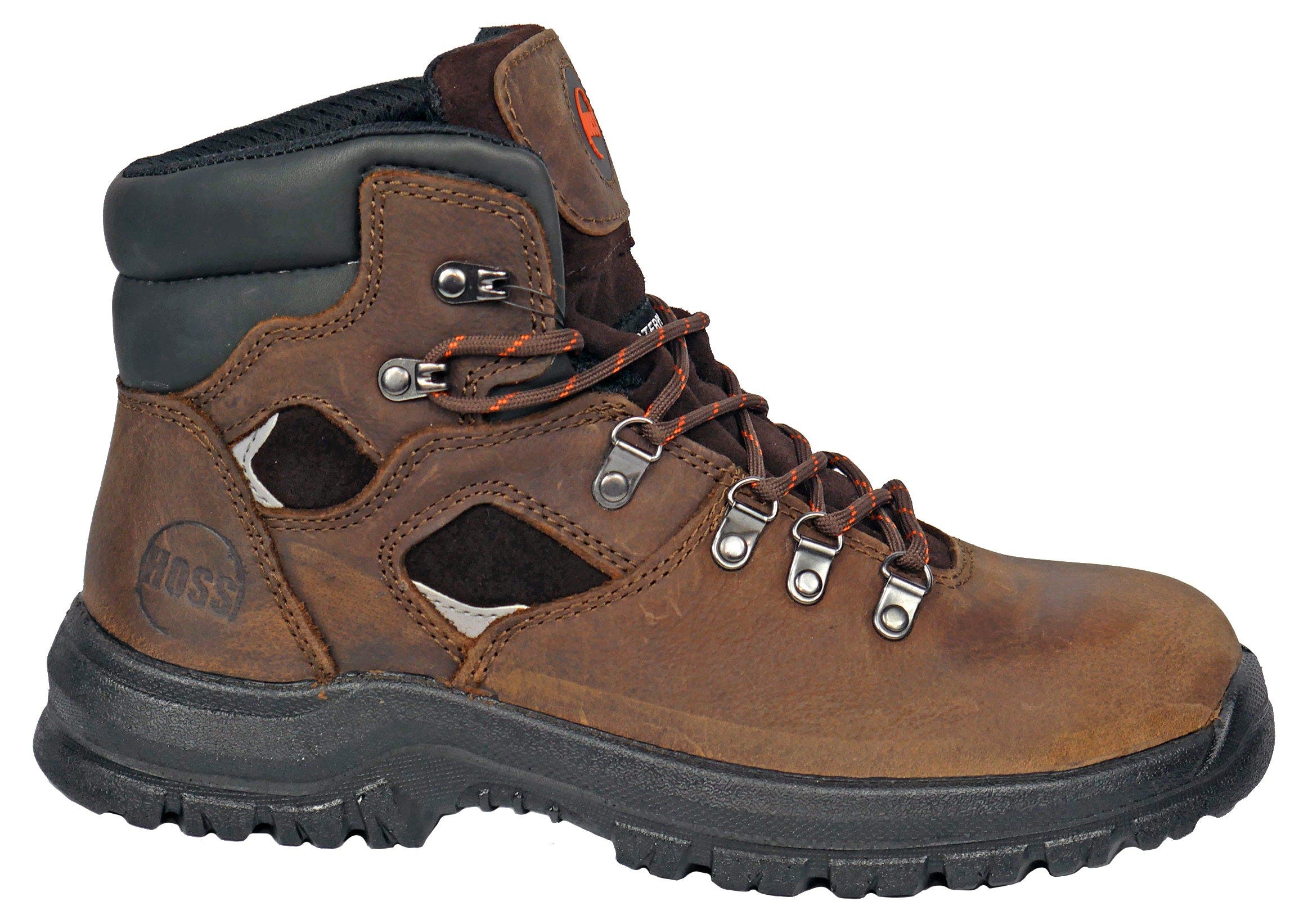 Hoss Boot Company HOSS Adam 6 Inch Steel Toe Work Boot, Alternate, color, Brown