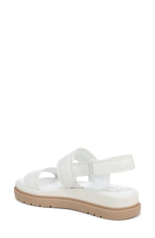 Naturalizer Attract Slingback Platform Sandal In White