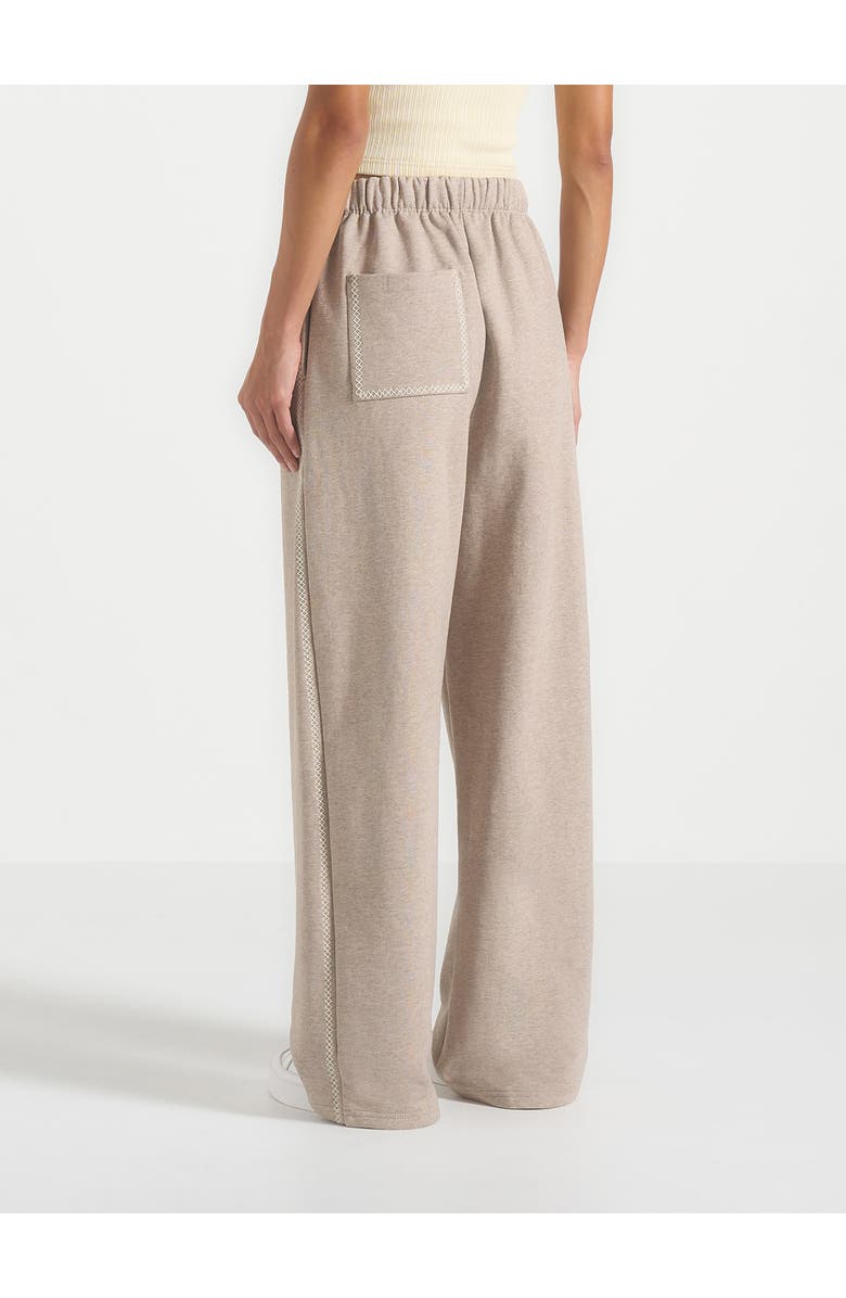Manière De Voir Morgan Unisex Whipstitch Wide Leg Jogger, Alternate, color, Taupe