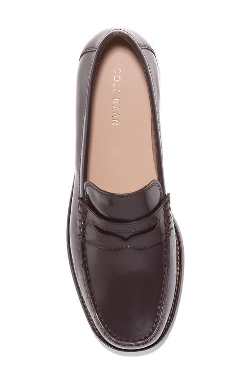 Cole Haan Lana Luxe Remastered Studded Penny Loafer In Brown