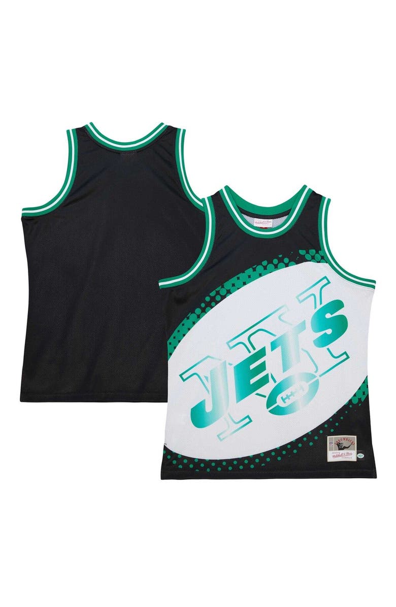 Mitchell & Ness Men's Mitchell & Ness Black New York Jets Big Face 7.0 Fashion Tank Top, Main, color, Black