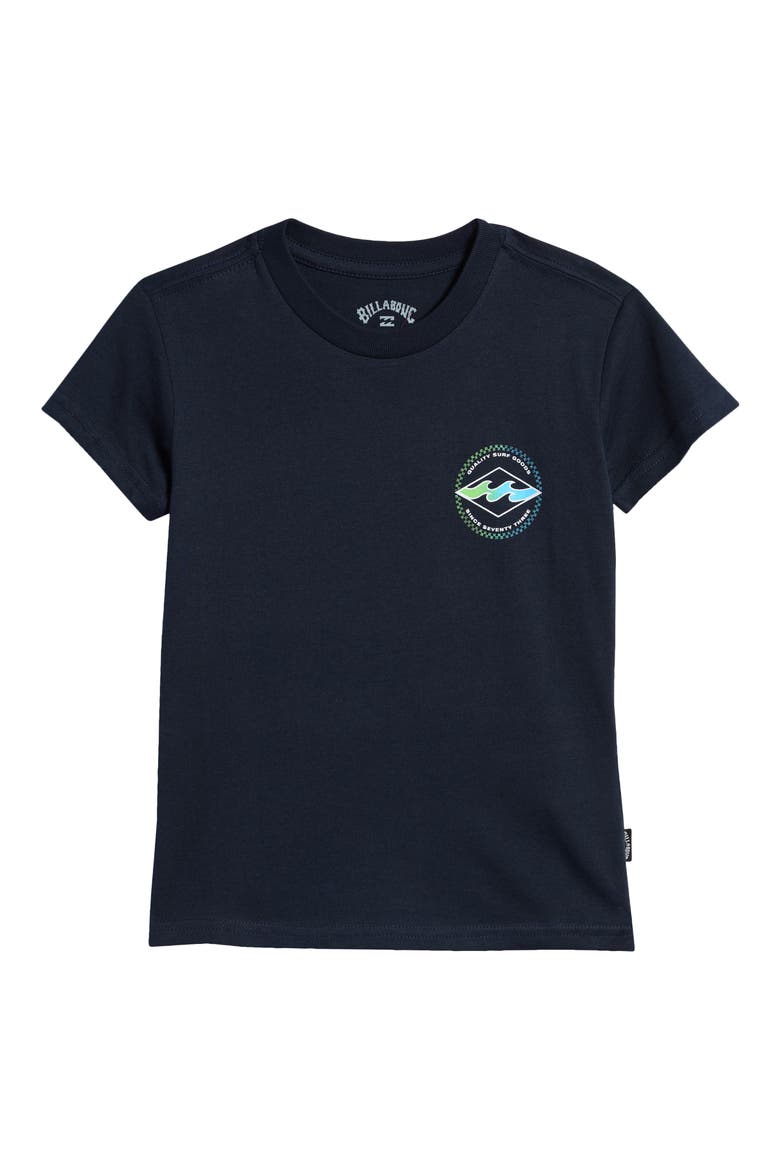 Kids' Rotor Diamond Graphic T-Shirt, Main, color, NAVY