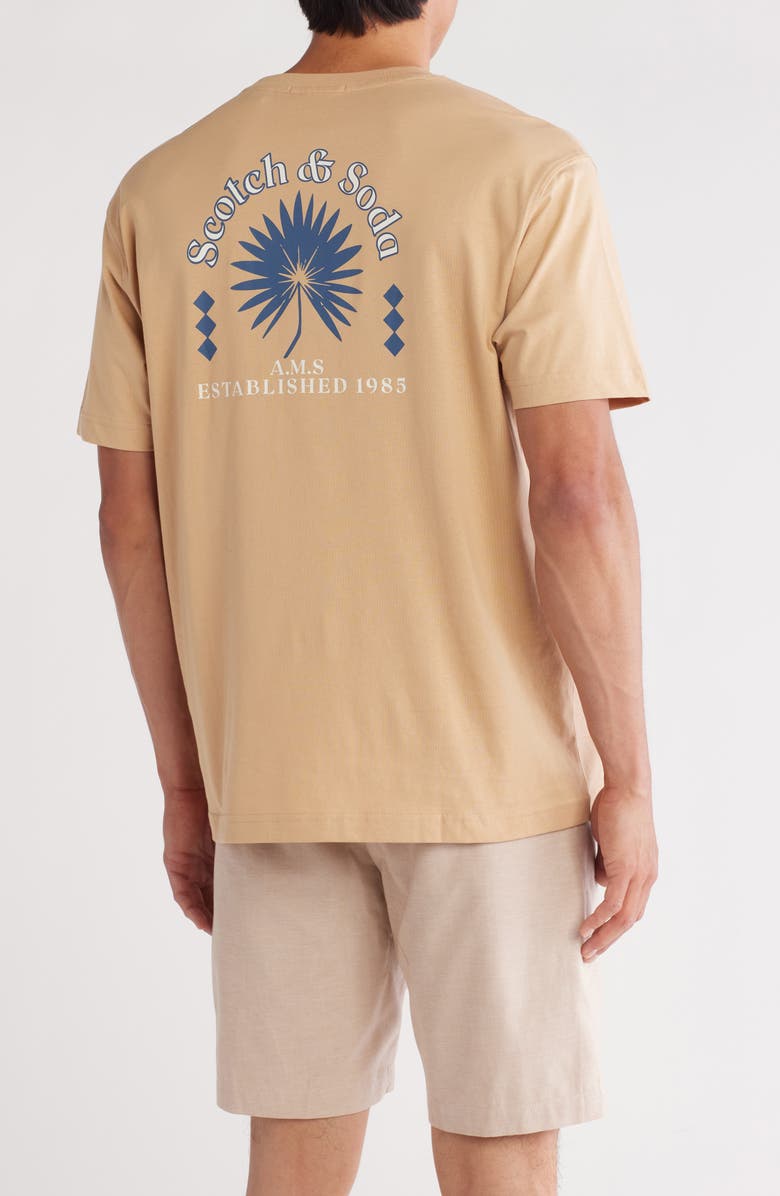 Scotch & Soda Cotton Graphic T-Shirt, Alternate, color, Ginger Root