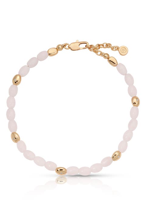 Freshwater Pearl Pebble Anklet