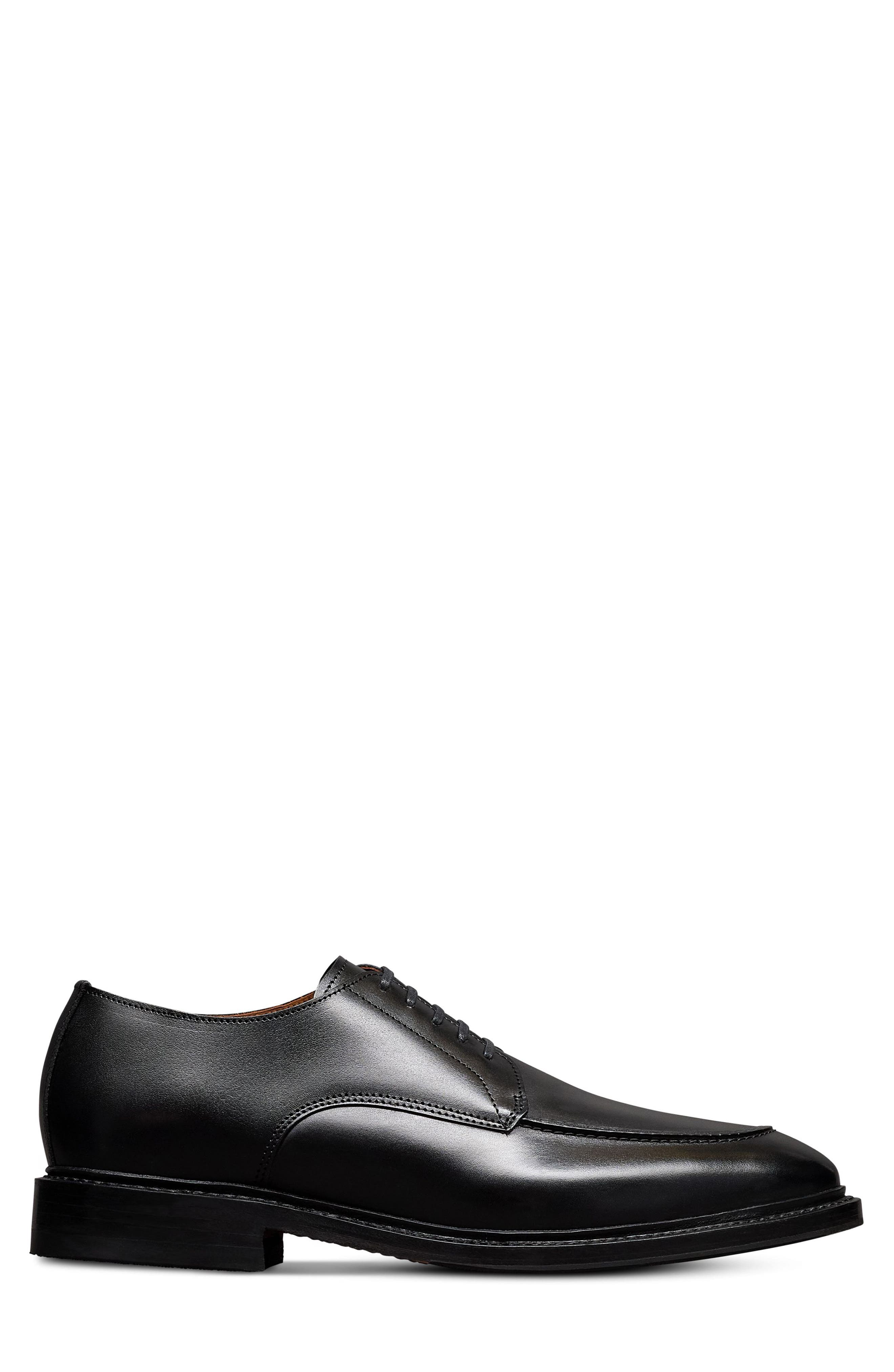 Allen Edmonds Rivington Moc Toe Derby, Alternate, color, Black