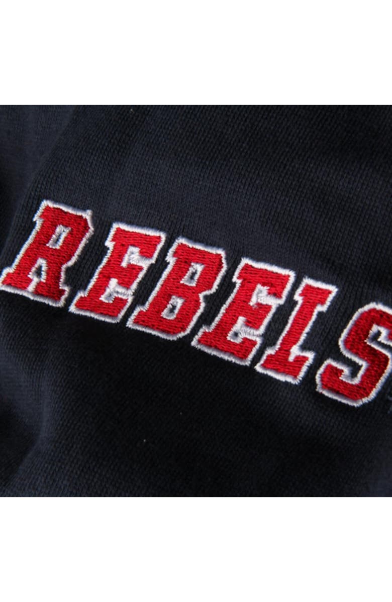 STADIUM ATHLETIC Women's Stadium Athletic Navy Ole Miss Rebels Big Logo Pullover Hoodie, Alternate, color, Navy
