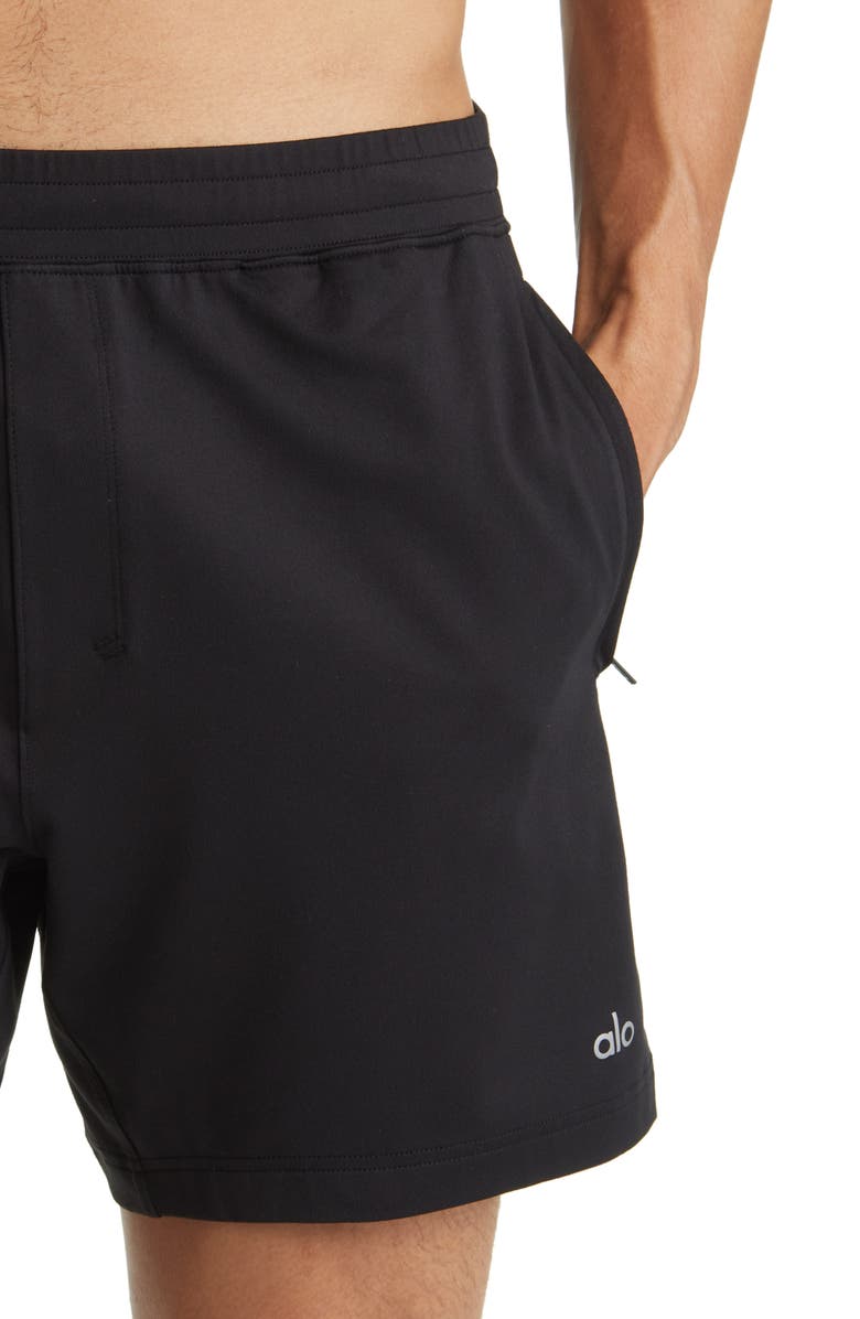 Alo Conquer React Training Shorts, Alternate, color, 