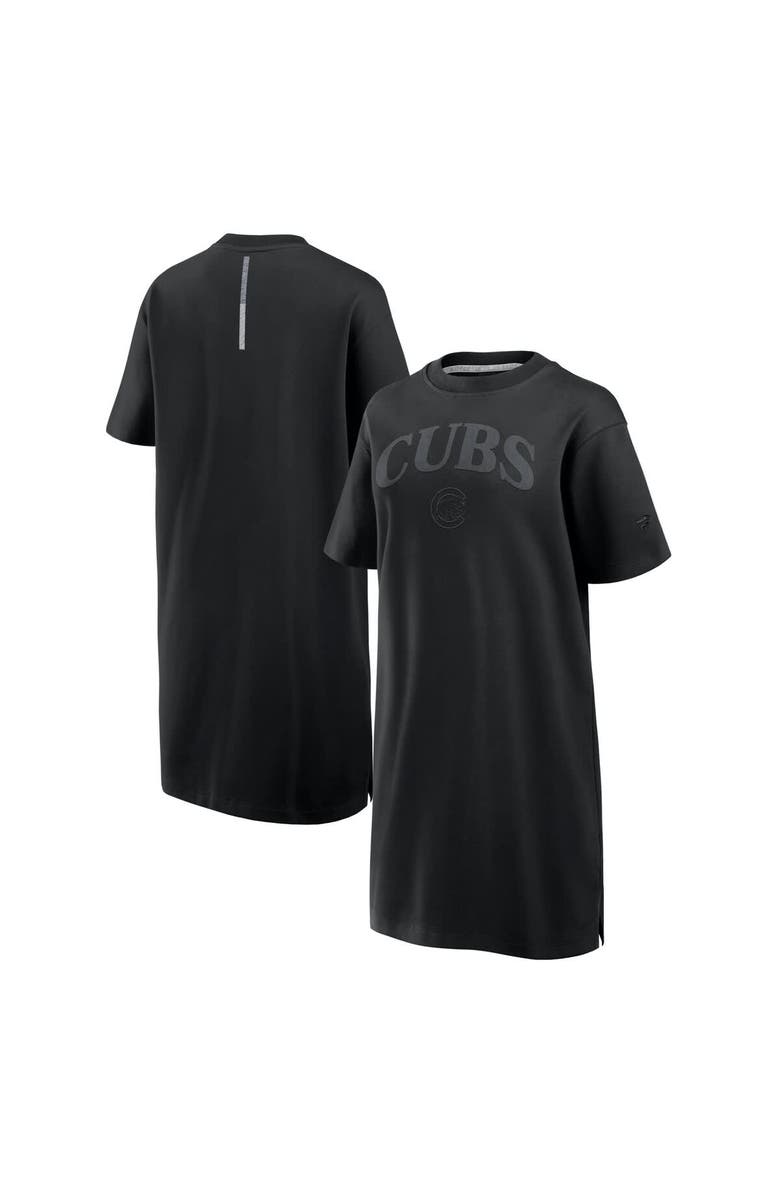 FANATICS Women's Fanatics Black Chicago Cubs Elements Cotton Dress, Main, color, Black