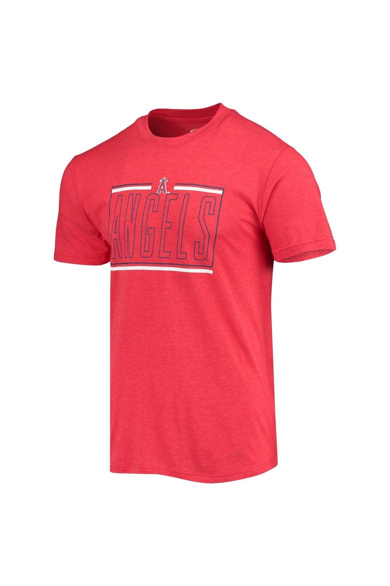 Men's Concepts Sport Navy/Red Los Angeles Angels Meter T-Shirt and Shorts Sleep Set, Alternate, color, Navy