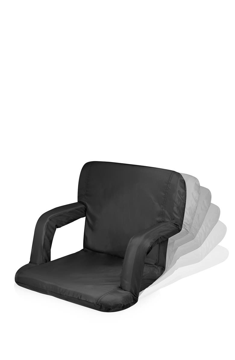 Oniva a Picnic Time Brand ONIVA Ventura Portable Reclining Stadium Seat, Alternate, color, Black